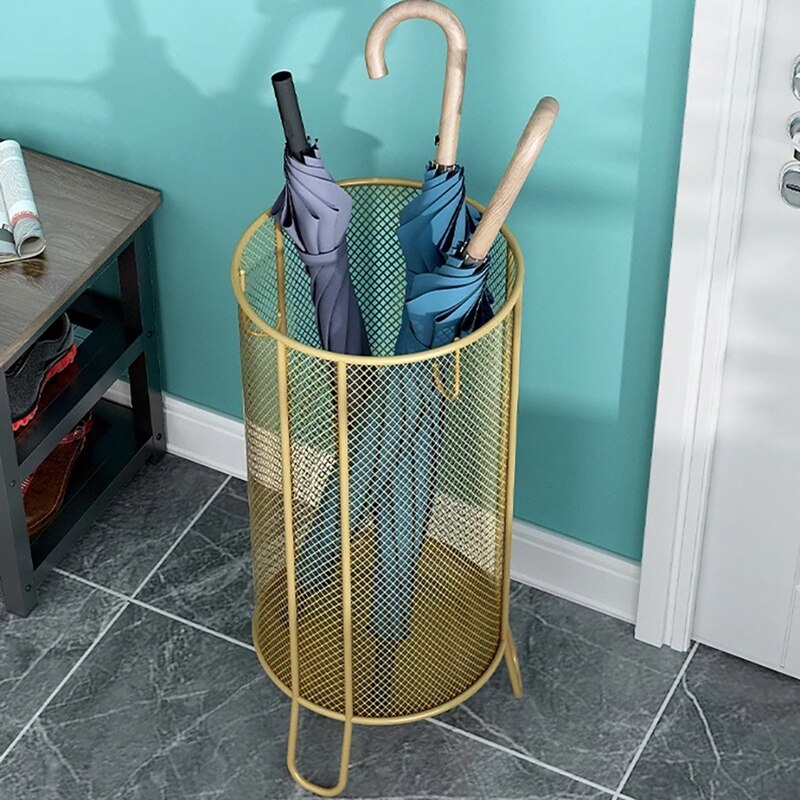 Nordic portable umbrella storage rack, household umbrella stand, commercial hotel lobby office roof bucket door