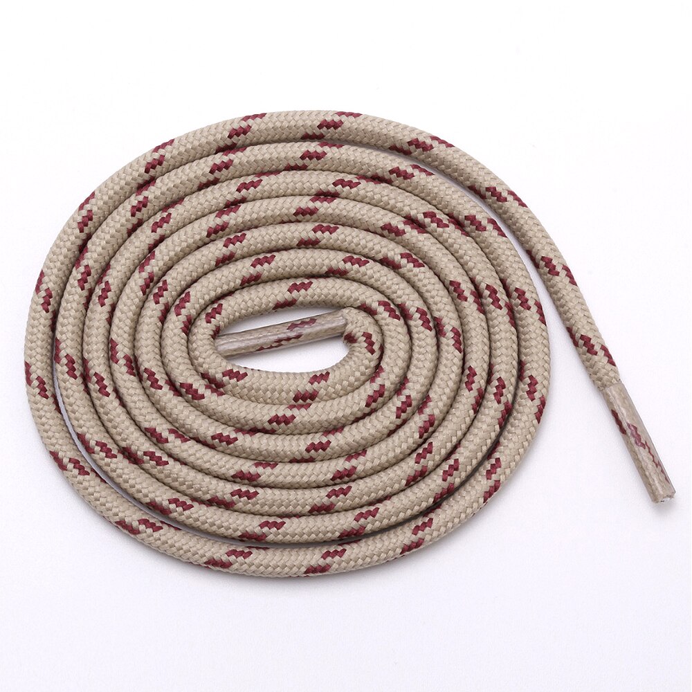 0.5*120CM Round Shoelaces for All Shoe Types: khaki