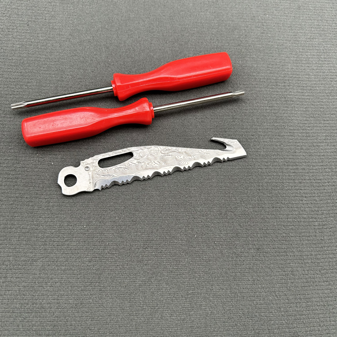 Tillbehör till leatherman tti charge och wave damascus stål reservtång modifieringsdelar originalstorlek multifunktionell: Grå