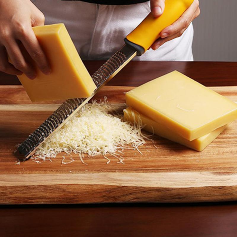 Roestvrijstalen kaasrasp zester citroen chocolade gember schaaf multifunctionele thuis keuken fruit groente rasp gereedschap mes