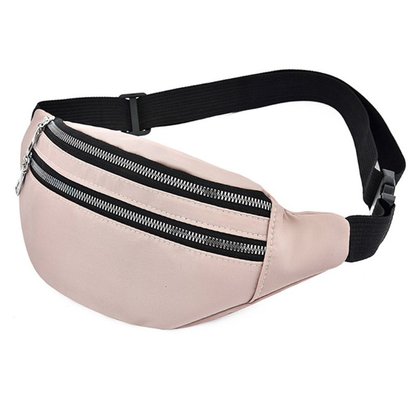 Universal Sports Travel Waist Bag Wear-resistant Nylon Waist Pack Phone Pouch: PK