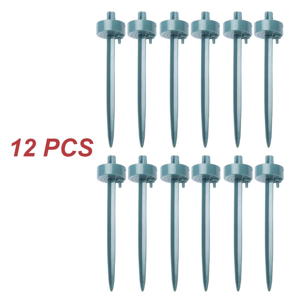 12/6/PCS Self-contained Auto Drip Irrigation Watering System Automatic Watering Spike Kit for Plants Flower garden House Tools: Light Green