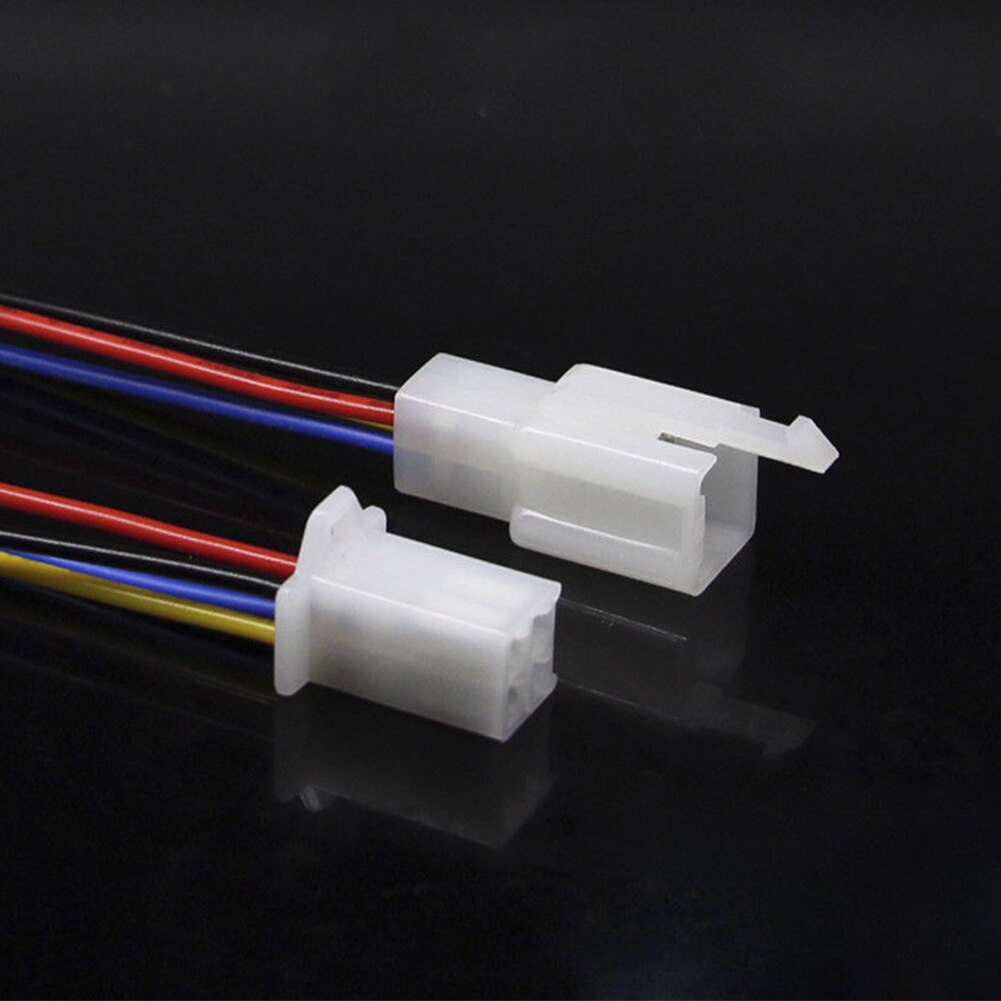 Car Motorcycle Male Female With Wire Practical Cable Docking Durable Connector Plug Socket