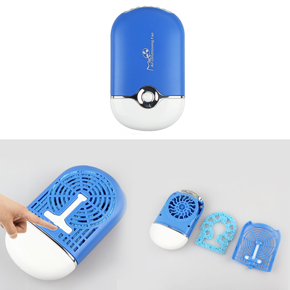 Portable Rechargeable Handheld Humidifier FanB Office Cooling Mist Air Conditioning Moisturizing Fan Ventilateur