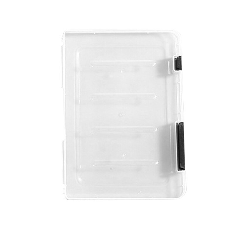 1Pc Transparent Document Storage Box Thicken A4 Sorting File Box Portable Folder Plastic File Storage Box Office School Supplies