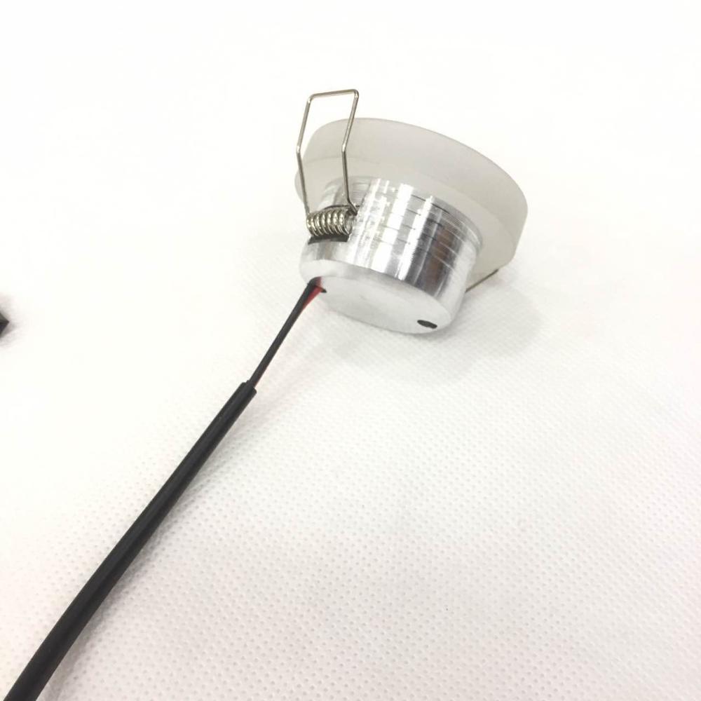 Ac230v mini dunlampe ledet 1pc/ mye mini ledet downlight hvit rund takspot lys panellys innfelt aluminiumslampe varm