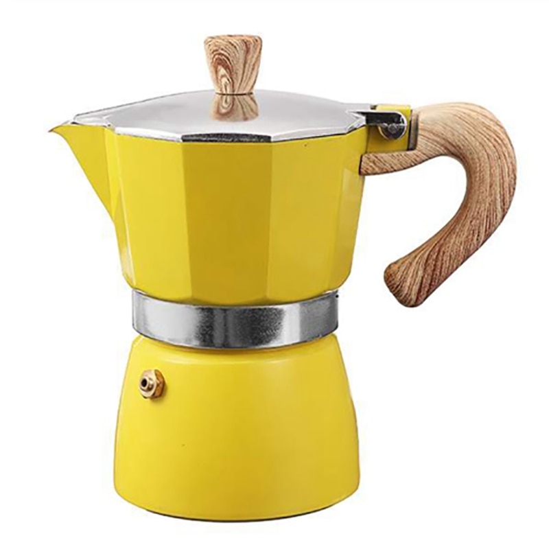 Alumiini italialainen moka espresso kahvinkeitin suodatin liesi potti 6 kuppia: Default Title