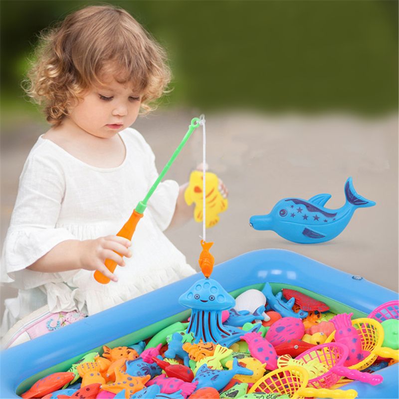 Baby Bathing Toy 22-piece Magnetic Fishing Toy Set Bath Toys Exquisite JUN-24