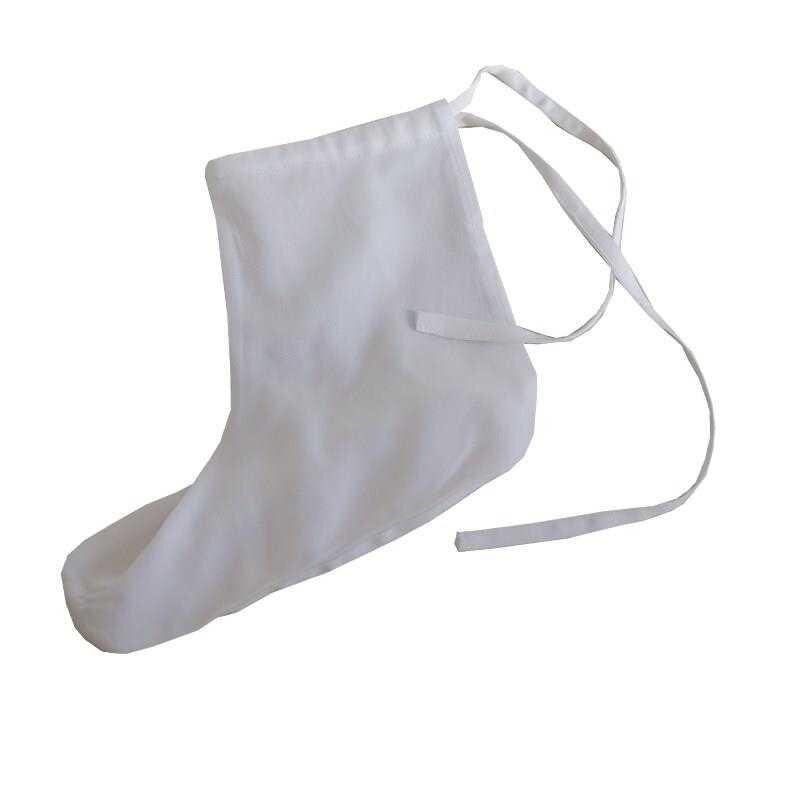 Unisex Cotton White Hanfu Cosplay Socks Chinese Ancient History Socks Princess Warrior Kungfu Accessories
