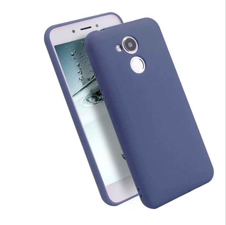 Honor 6c honor6c silicone macio tpu capa para huawei honor 6c pro cristal e fosco doces cores sólidas capa de volta caso
