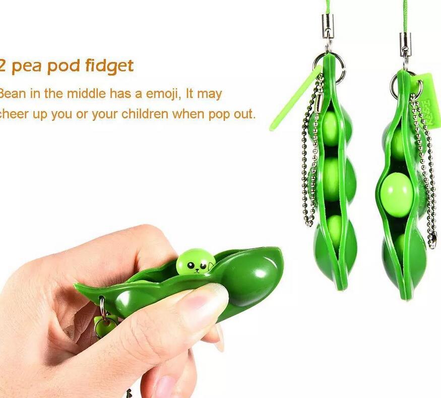 Fidget Toys Antistress Sensory Popit Simpel Dimpel Stress Ball Squeeze Animal Peapod Relief Stress Fidget Toys for Anxiety: 3