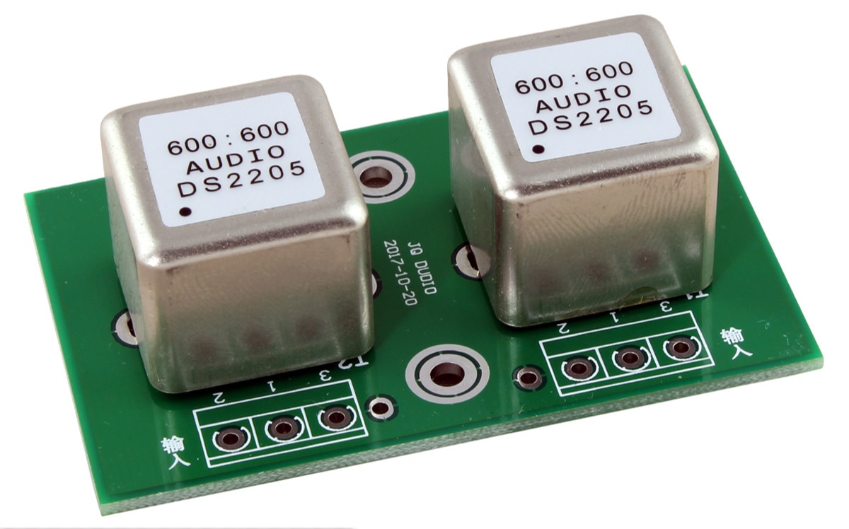 Balanced and Unbalanced Conversion of 600:600 Permalloy Audio Isolation Transformer