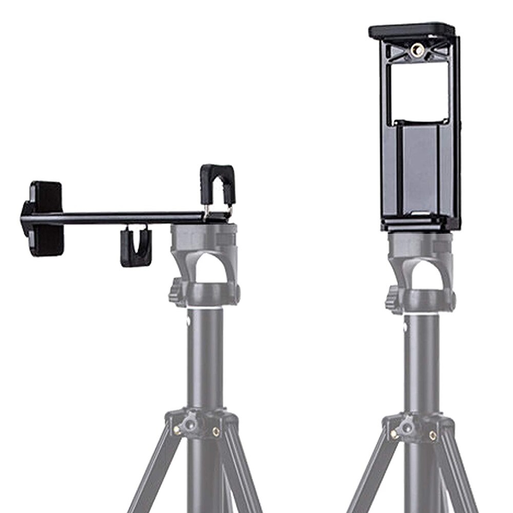 Nagnahz Tripod Mount Phone Holder Multi 2-in-1 Cell Phone Holder for iPhone iPad HUAWEI Xiaomi Smart Tablets