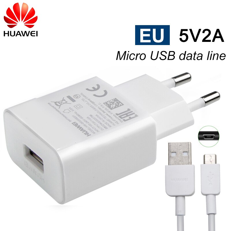 Huawei Original Charger 5V/2A Fast Charging 9V/2A For Huawei P8 P9 Plus Lite Honor 8 9 Mate10 Nova 2 2i 3 3i Original Charge: 5V2A Add Micro Cable