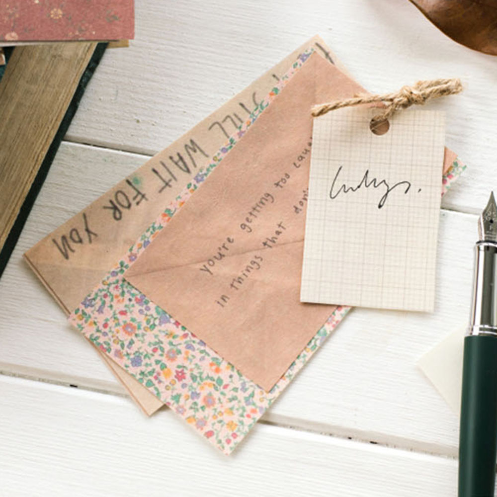 60Pcs Scrapbook Material Paper Background Collage Retro Floral Pattern Making Journaling Scrapbooking Card DIY Craft Accessories