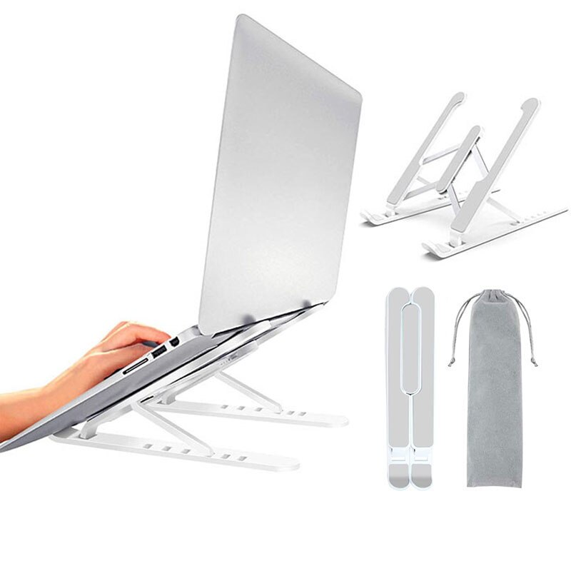 Verstelbare Opvouwbare Laptop Stand Laptop Houder Notebook Stand Voor Macbook Pro Lapdesk Ipad Pro Laptop Houder Cooling Pad Riser