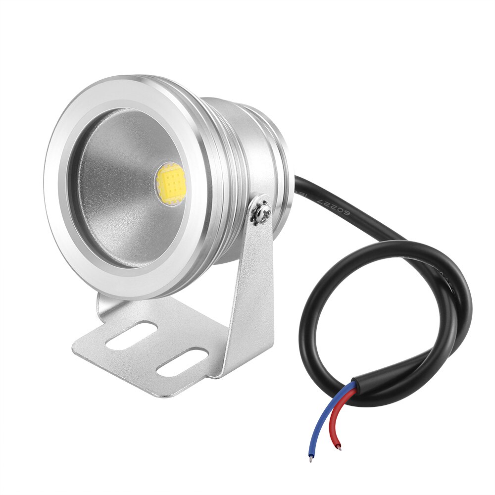 LED RGB imperméable projecteur 1 pièces IP65 fontaine sous-marine piscine étang Aquarium projecteur ampoule lampe jardin extérieur 12V 10W: gary warm