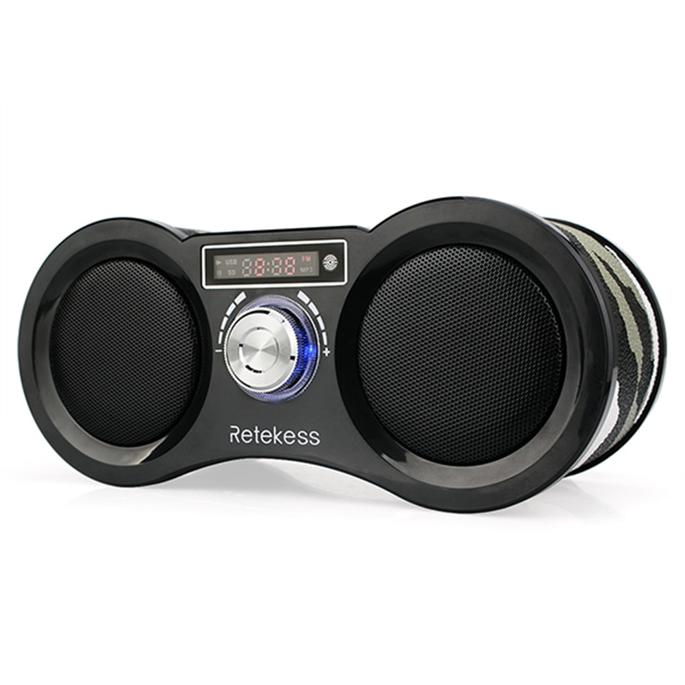 RETEKESS-receptor de Transistor portátil V113, Radio FM estéreo Digital, altavoz de Supergraves Dual de 1,6 W, reproductor de tarjeta TF con disco USB