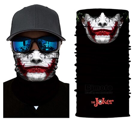 BJMOTO Magie Kopf Gesicht Maske Nahtlos Winddicht Anti-Uv Multi Verschleiß Rohr Bandana Durag Radfahrer Motorrad Schal: Modell 14
