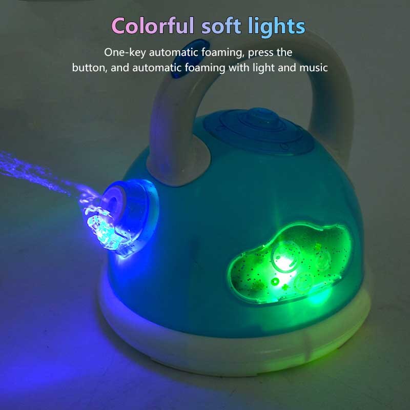 Kids Automatische Bubble Machine Speelgoed Maker Leuke Kettle Puzzel Auto Effecten Blower Dj Party Stage Feestelijke Sfeer Outdoor