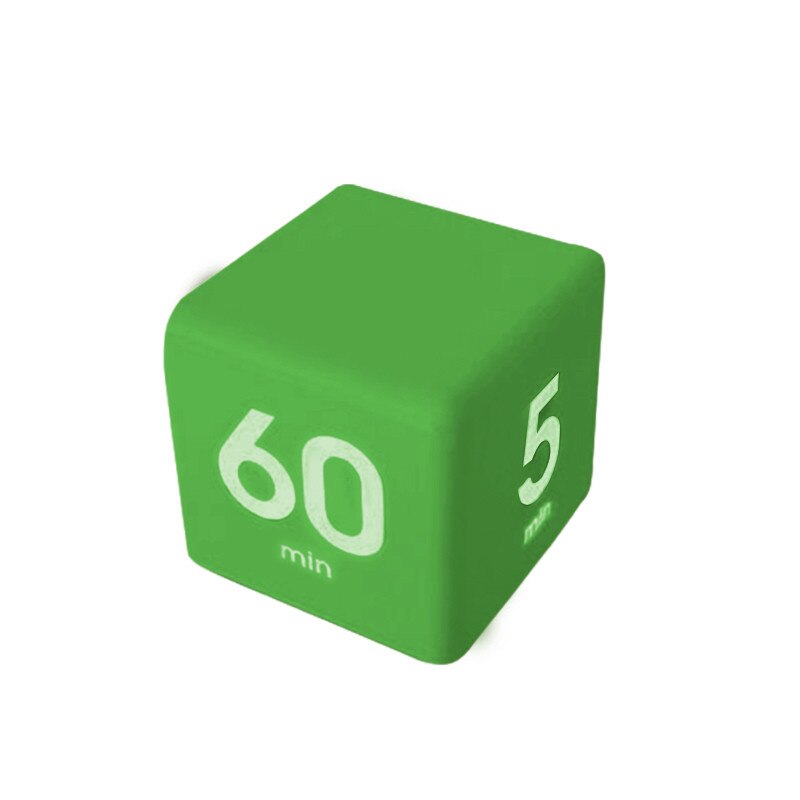 Cube Miracle minuterie cuisine réveil yoga minuterie sieste rappel: Green
