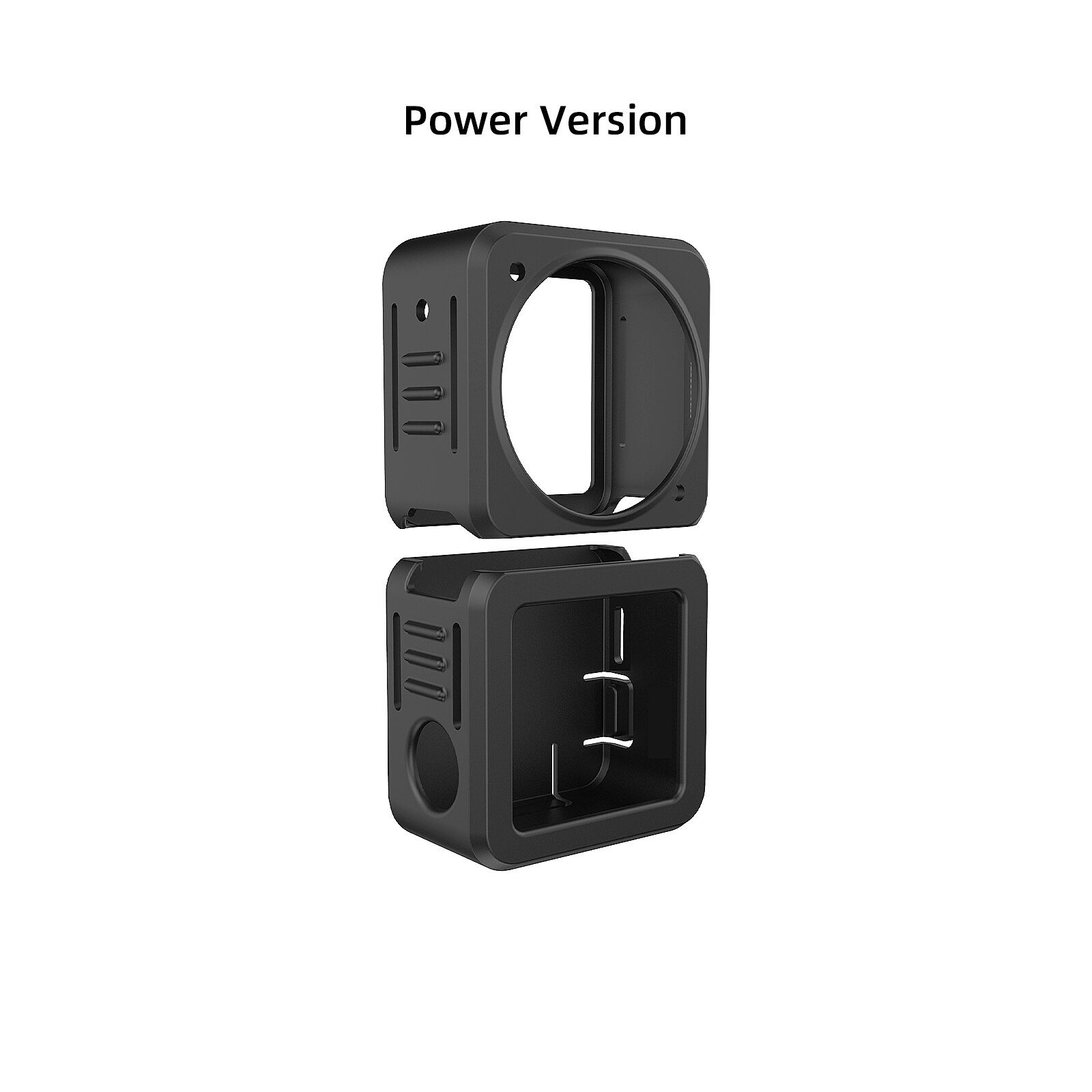 Dji Action 2 Zachte Siliconen Beschermhoes Split-Type Bescherming Cover Voor Dji Osmo Action 2 Sport Camera Accessoires: Power Version