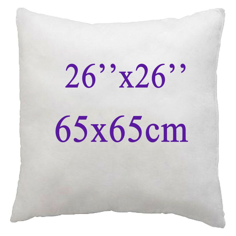 Cojín de relleno interior para el hogar, almohada para el sofá con relleno de algodón, almohada suave para el sofá, con núcleo de insertos de cojín 16/18/20/22/24 pulg.: 65X65cm