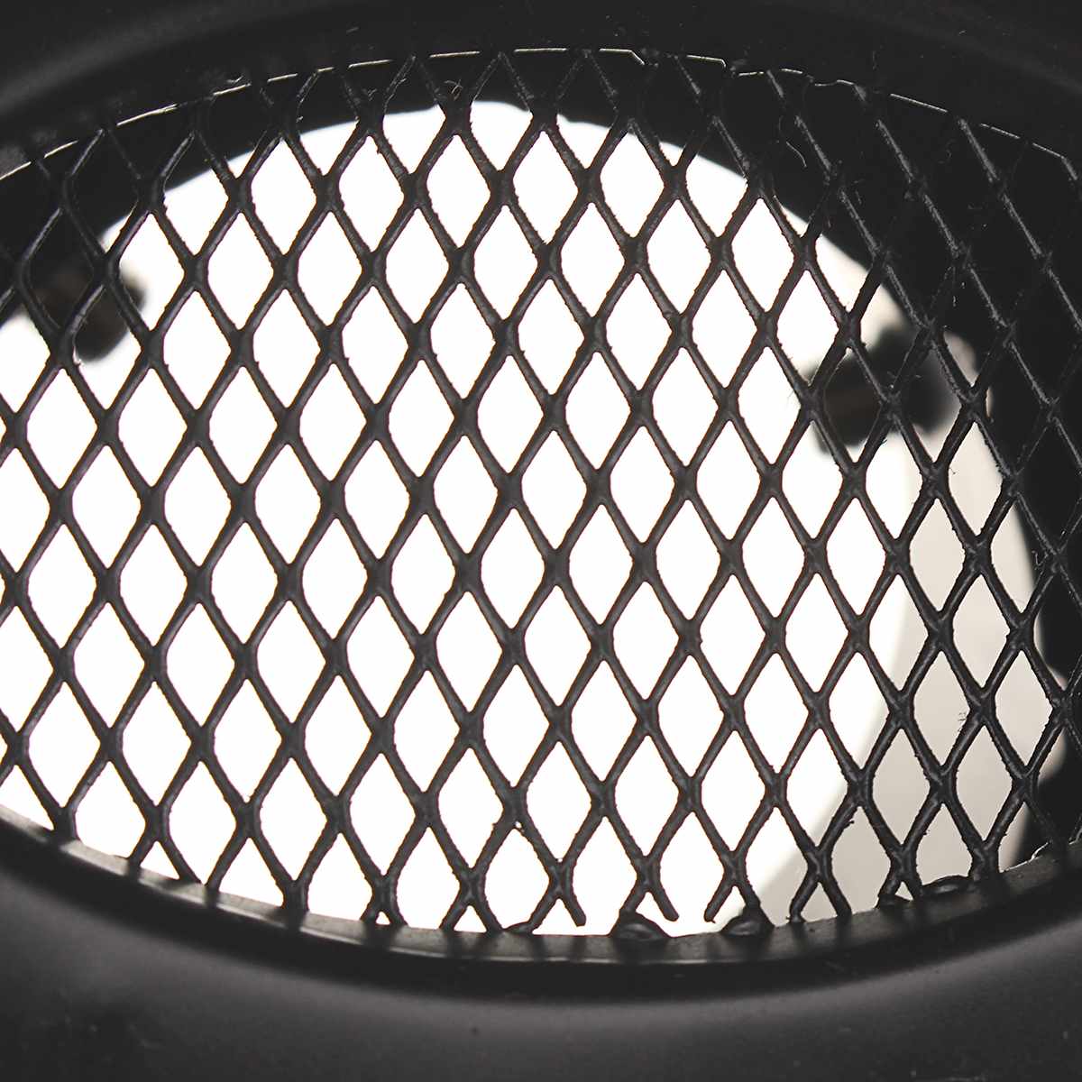 63mm Modified Car Exhaust Pipe Universal Grilled Shark's Fin Stainless Steel Muffler Exhaust Tip End Tail Pipe