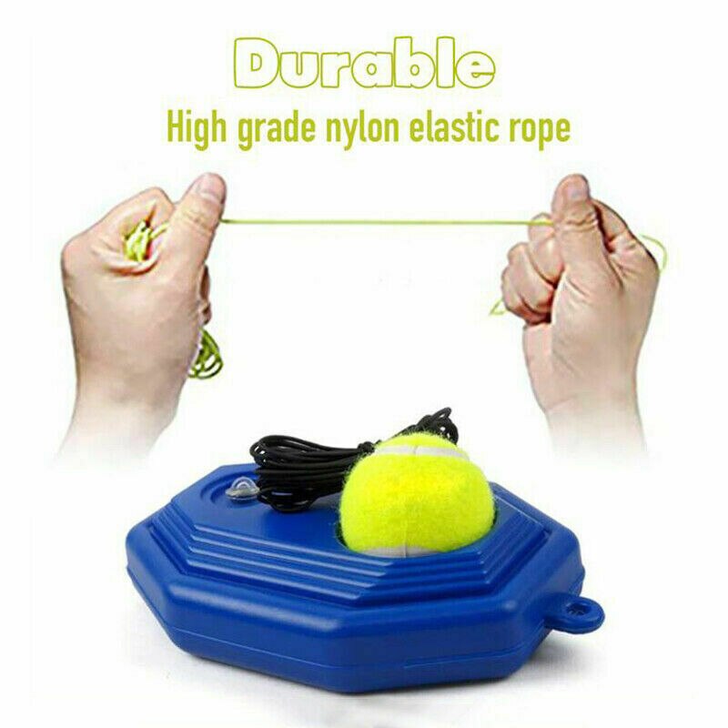 Heavy duty tennis treningshjelpemidler verktøy med elastisk tau selvoppdragende rebound tennis trener partner sparring enhet balltrening