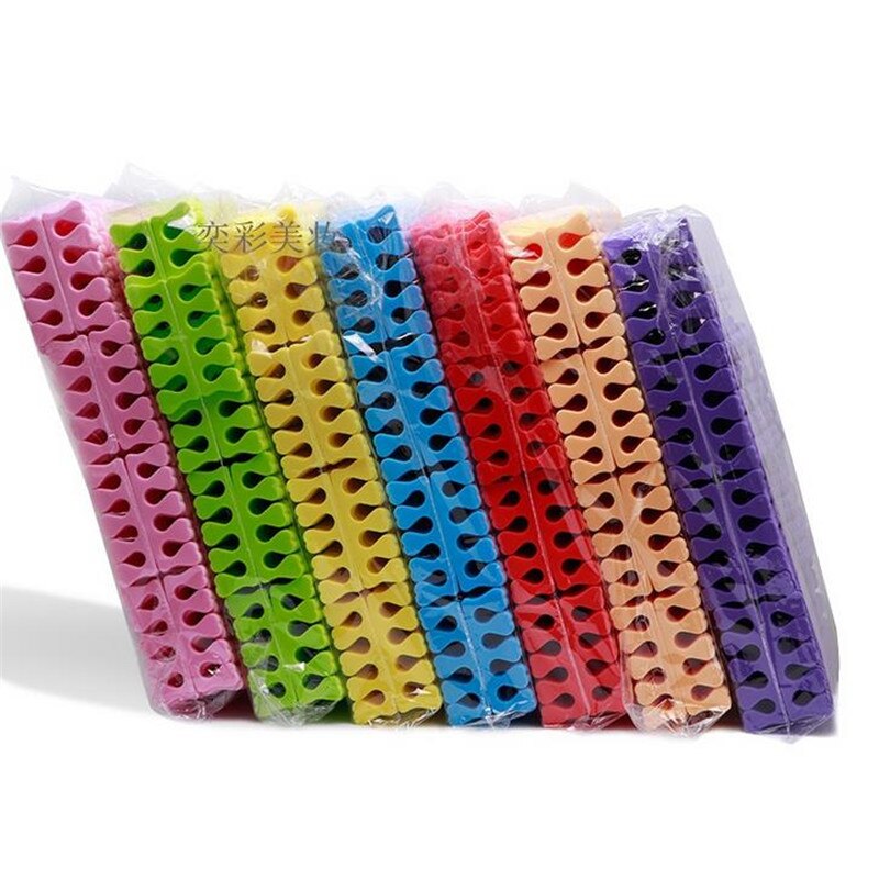 100/200/500pcs Soft Foam Pedicure Toe Separators Nail Art Finger Separators Toe Stretcher For Toe & Finger 20#