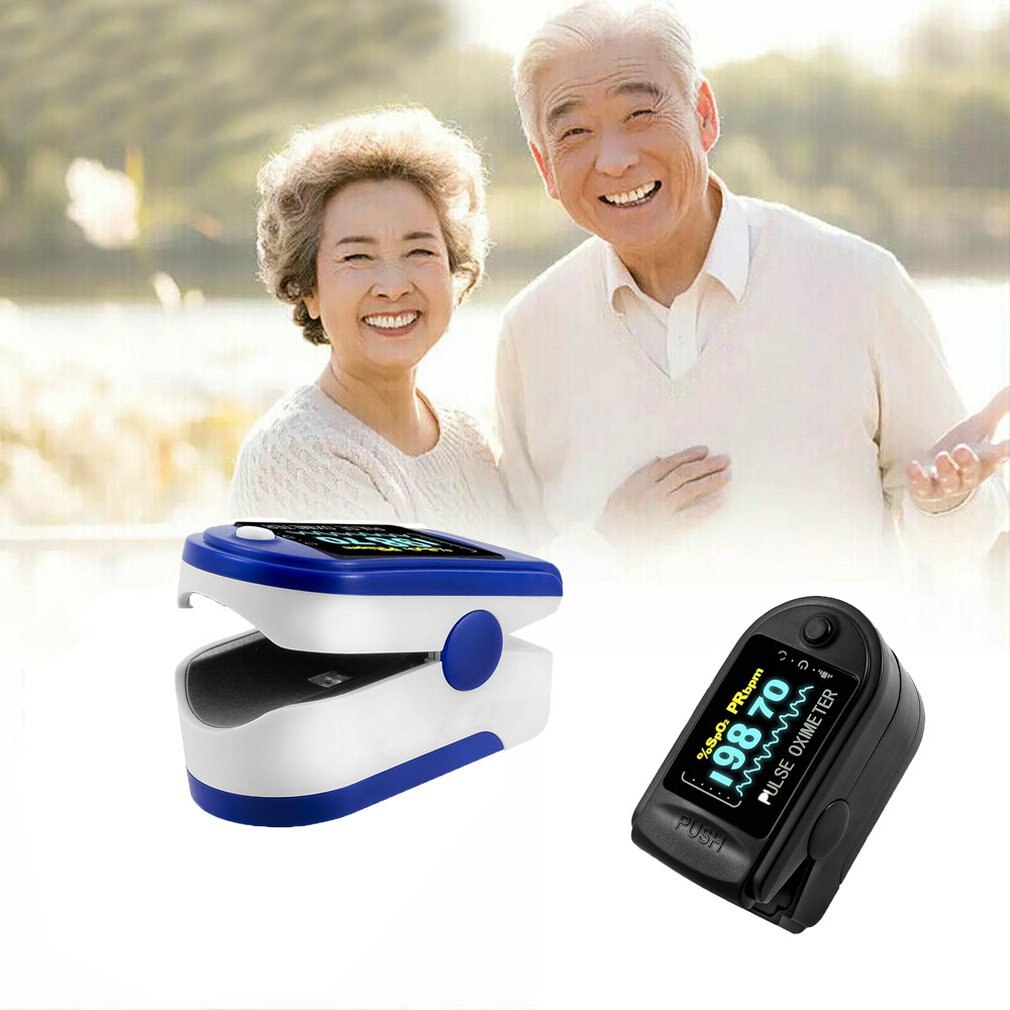 Fingerclip oximeter ren silikone gel hjerterytme puls oximetri pulsmåling måling af iltindhold i blodet 1 stk