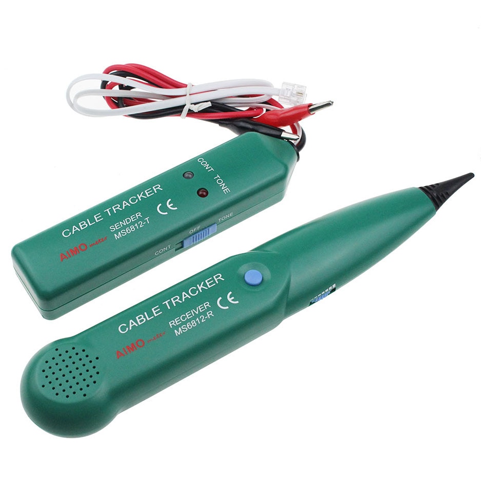 MS6812 Telephone Wire Tracker LAN Network Cable Tester For UTP STP Cat5 Cat6 RJ45 RJ11 Line Finding Testing