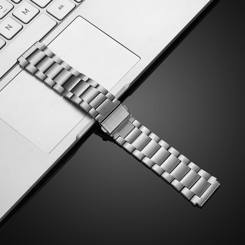 22 mm Titanium Strap for Original Huawei Watch 3 3 Pro GT2 pro Titanium Metal Watch Band for Samsung galaxy watch 3 S3 Wristband: silver with box