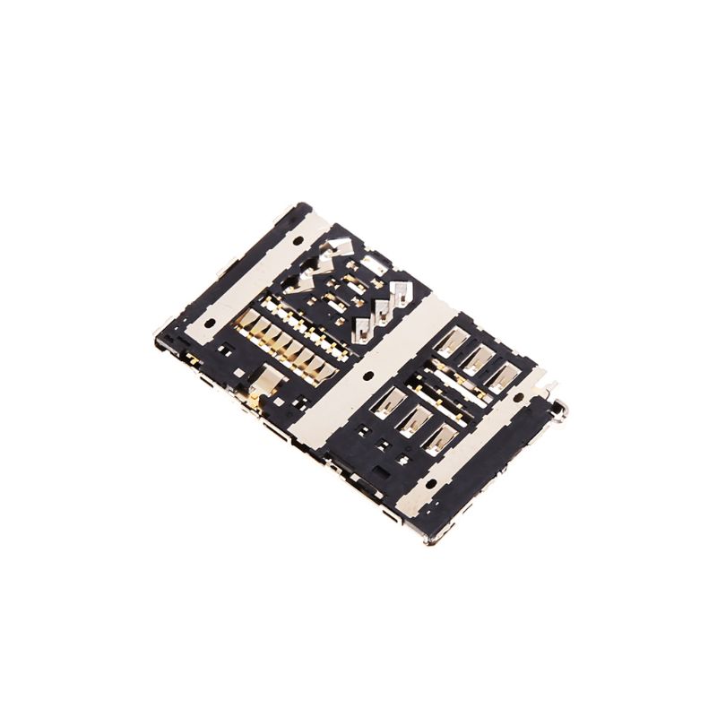 Conector de soporte de módulo de bandeja de ranura de lector de tarjetas Sim lote para LG G6 H870 H870DS LS993 VS988 H872 socket