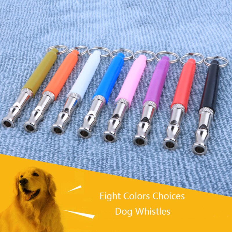 Repelente ultrasónico de aleación para mascotas, llavero ajustable de entrenamiento, silbato, antiladridos, suministros de herramientas para mascotas