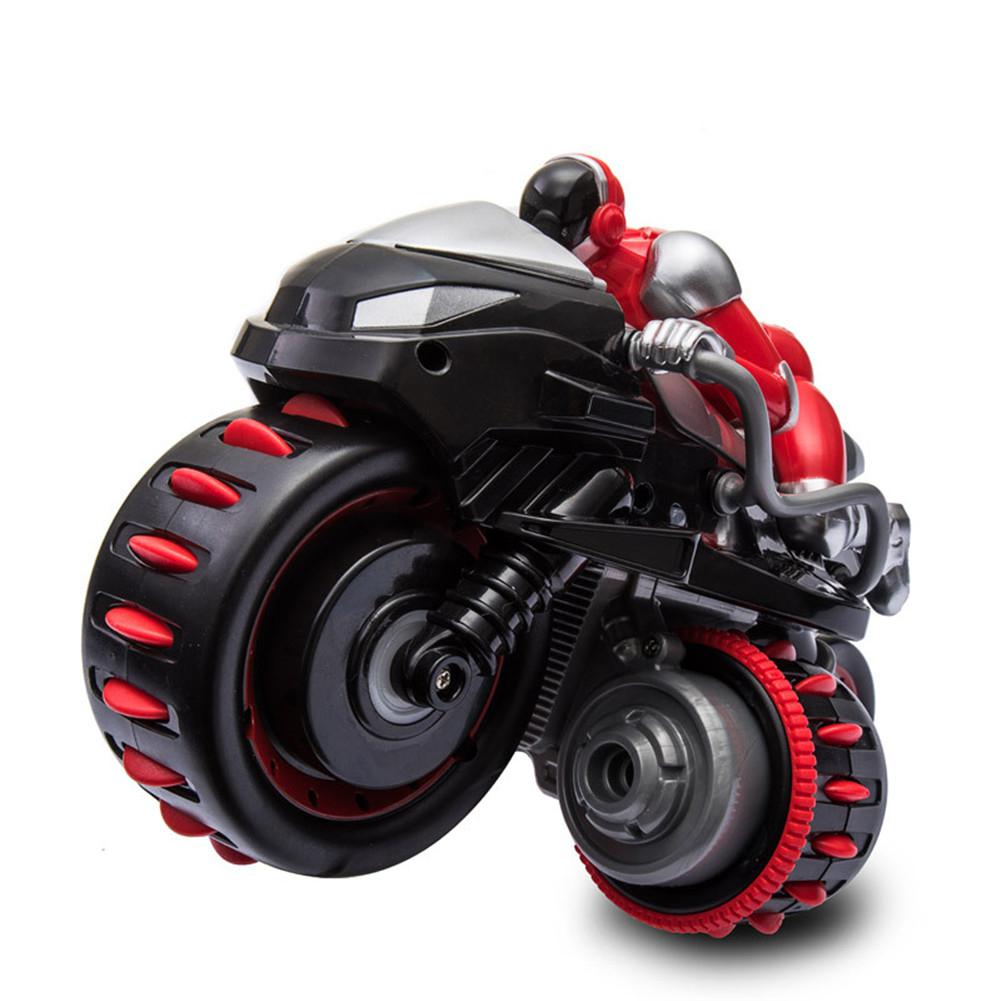 Dreng legetøj fjernbetjening simulering motorcykel drift super cool tumbling rotation 360 grader med musik: Default Title