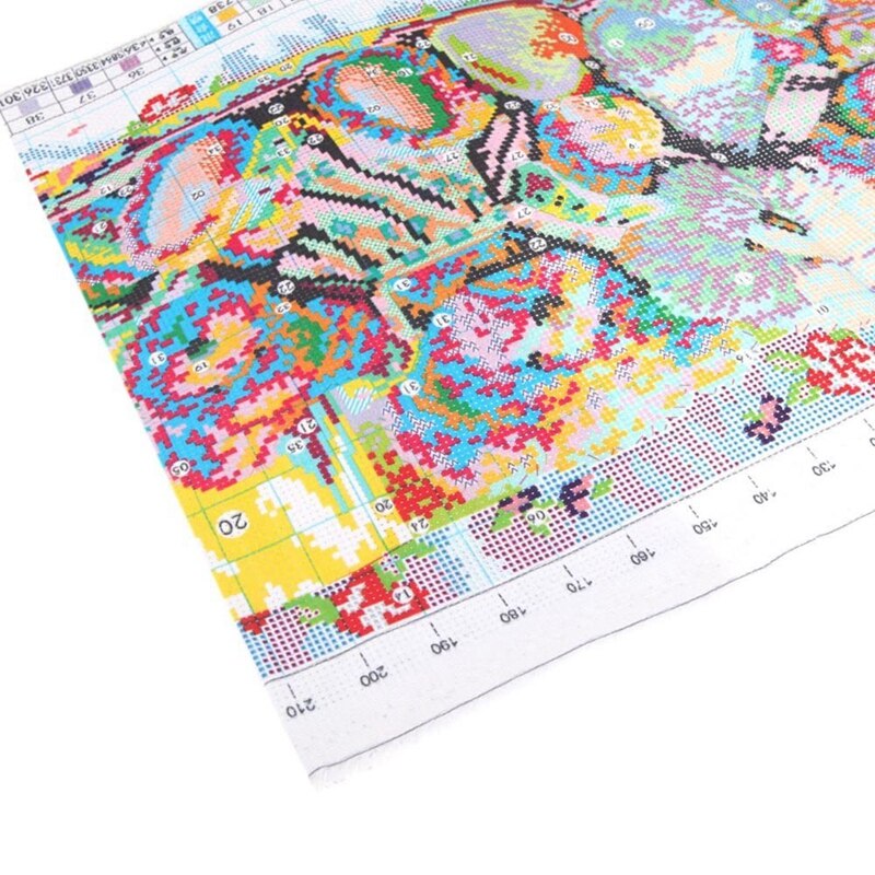 DIY Handmade Needlework Cross Stitch Set Embroidery Kit Precise Printed Bear Family Cross-Stitching 66 * 38cm Home Decora