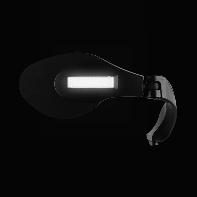 360-stopniowe lusterko rowerowe robić montażu na kierownicy MTB szosowe lusterko wsteczne bezpieczeństwo jazda na rowerze elastyczne lusterka wsteczne składana martwa BC0431