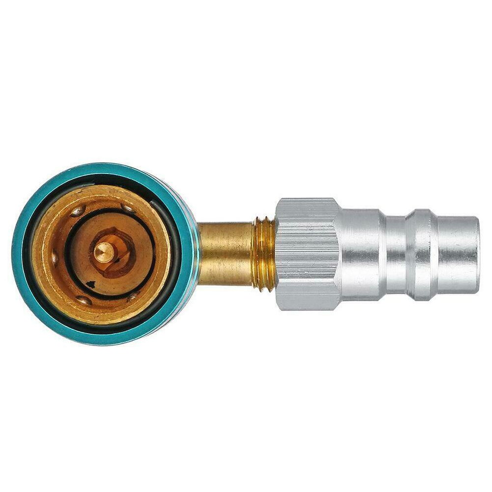 Adapter Air Conditioning Car Auto Connector Quick Coupler Fittings Aluminum Stable Part Conversion Low Side