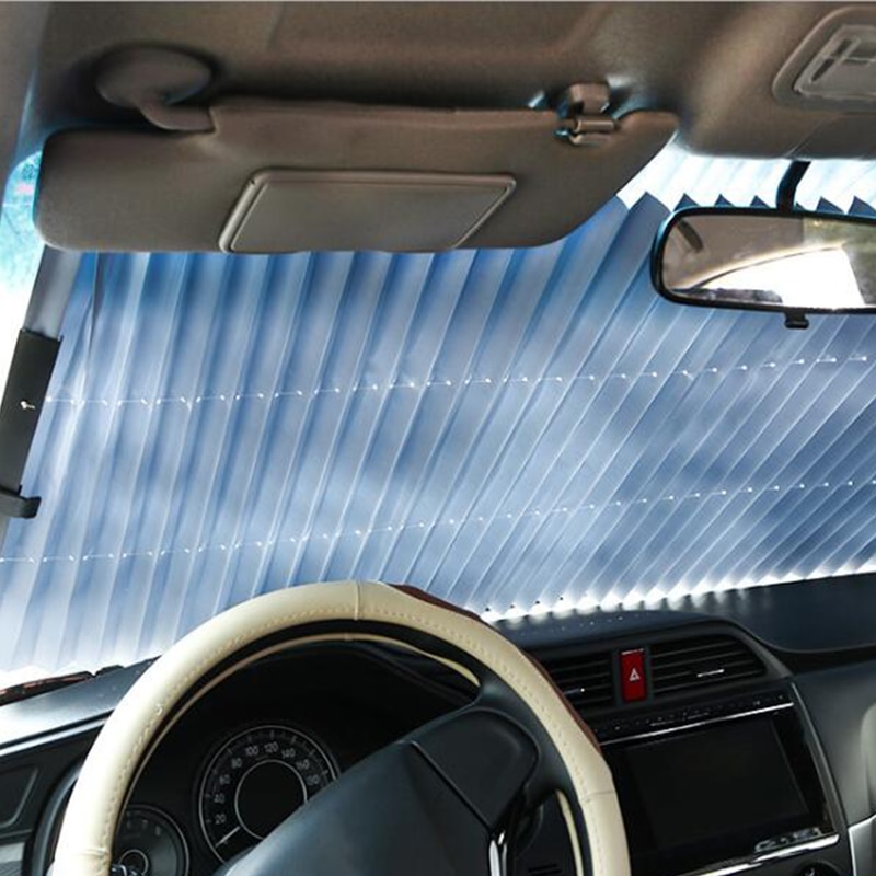 Wonderlife Auto retractable sunshade sun visor for front car sun visor in summer car sun visor