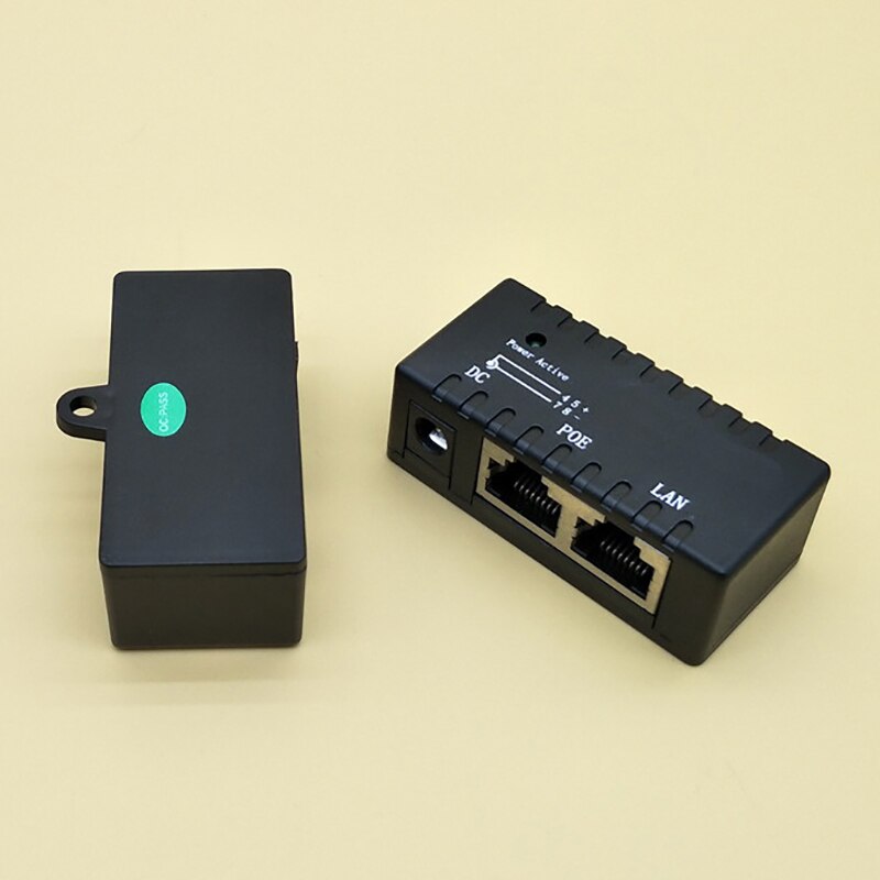 1Pc 1000Mbps 5V 12V 24V 48V/1A Poe Injector Power Splitter Voor Ip camera Poe Adapter Module Accessoires