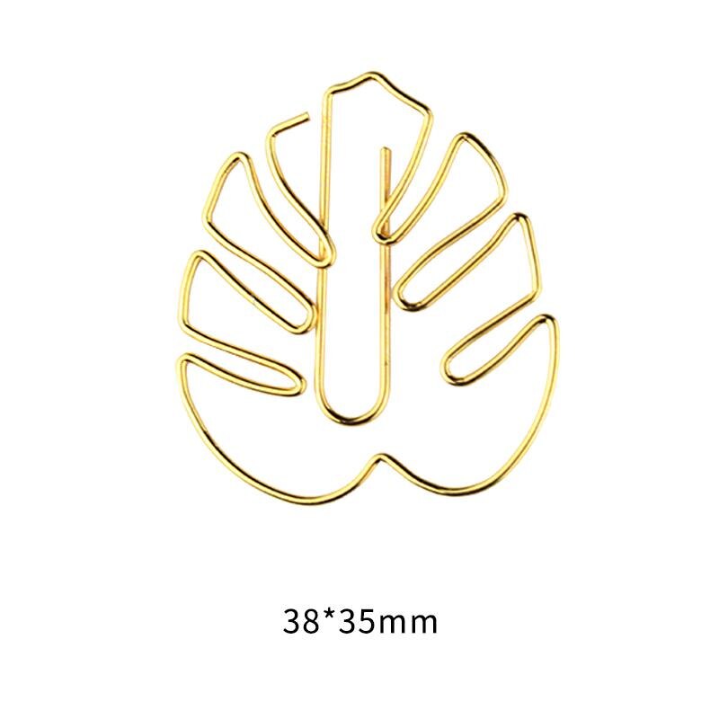 Cztery liście w kształcie trawy spinacze robić papieru jasne boże narodzenie czerwony spinacz stół biurowy akcesoria różbyć winnym klipsy spinacz robić papieru ładny klip: A