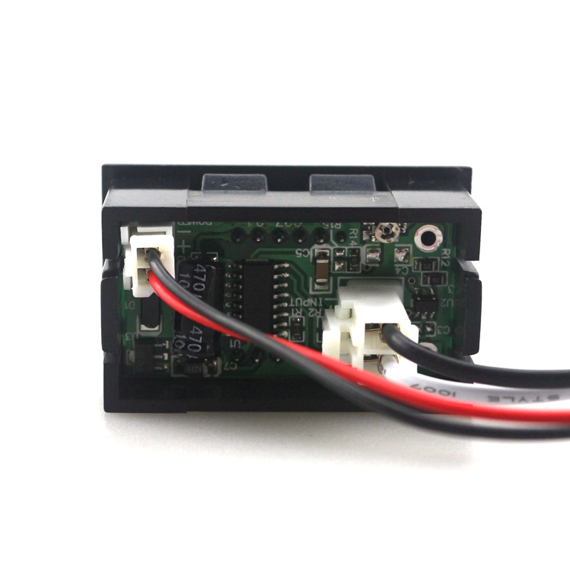 Mini Digital Amperemeter Ampere Aktuelle Panel Meter DC 50A 9 V 12 V 24 V 28 V Rote Led-anzeige 0,56 "3 Ziffern Vier Drähte