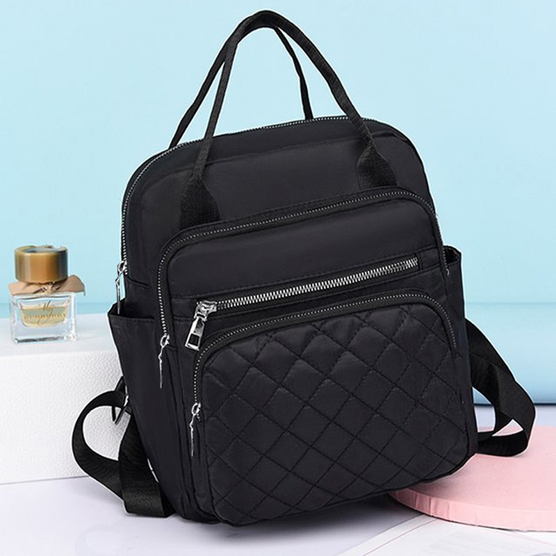 Vrouwen Rugzak Reizen Casual Waterdichte Dames Schoudertassen Vrouw Grote Capaciteit Oxford Rugzak Zwarte Tas Casual Ruck