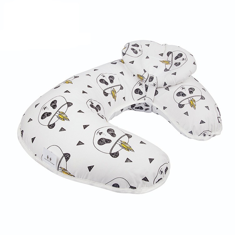 Oreiller d'allaitement pour nourrissons | Multifonctionnel, protecteur de la taille, en forme de U, coussin d'allaitement pour bébés: yumaoxiongmao