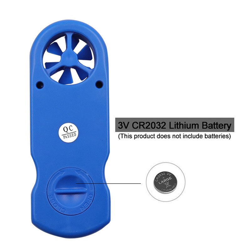 URANN Digital Anemometer Wind Speed/Temperature/Humidity/Wind Chill/Heat Index/Dew Point/Barometric Pressure/Altitude Meter