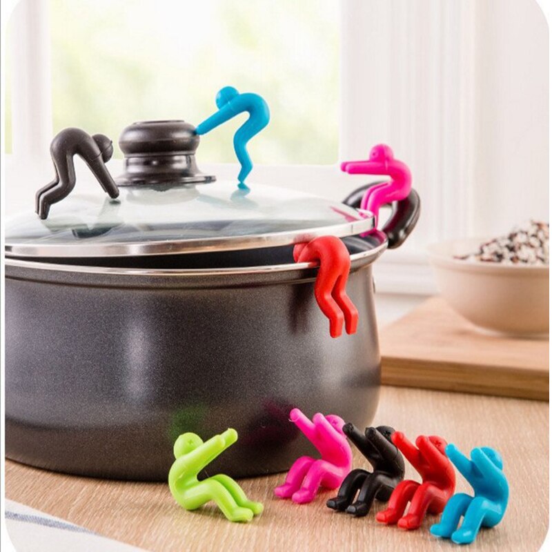 1 Pc Verhogen Het Deksel Overloop Stent Keuken Gadgets voor Pot cover overflow Keuken Gereedschap Thuis Keuken Accessoires