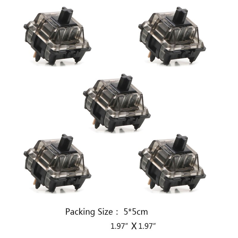 JWK Ultimate Switches SMD Keyswitch for Mechanical Keyboard 5pin 58.5g / 63.5g 101A