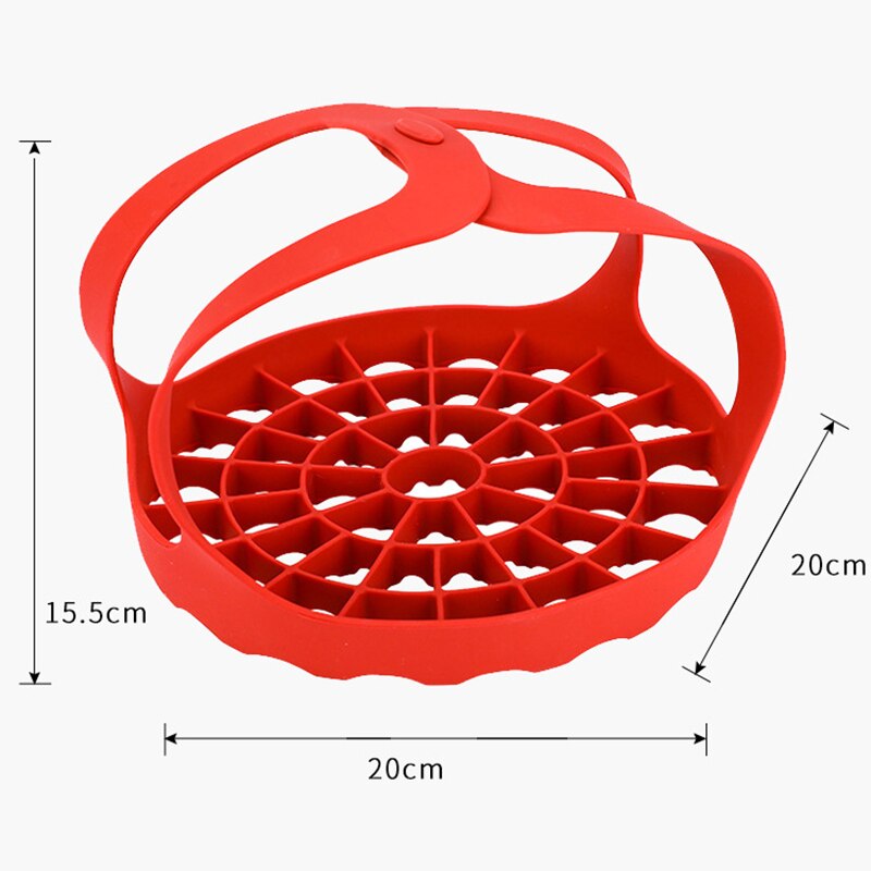 Pressure Cooker Sling Silicone Steamer Lifter Accessories Cookers Kitchen Drain Pad Crock Pot Heat Insulated Mat Egg Rack