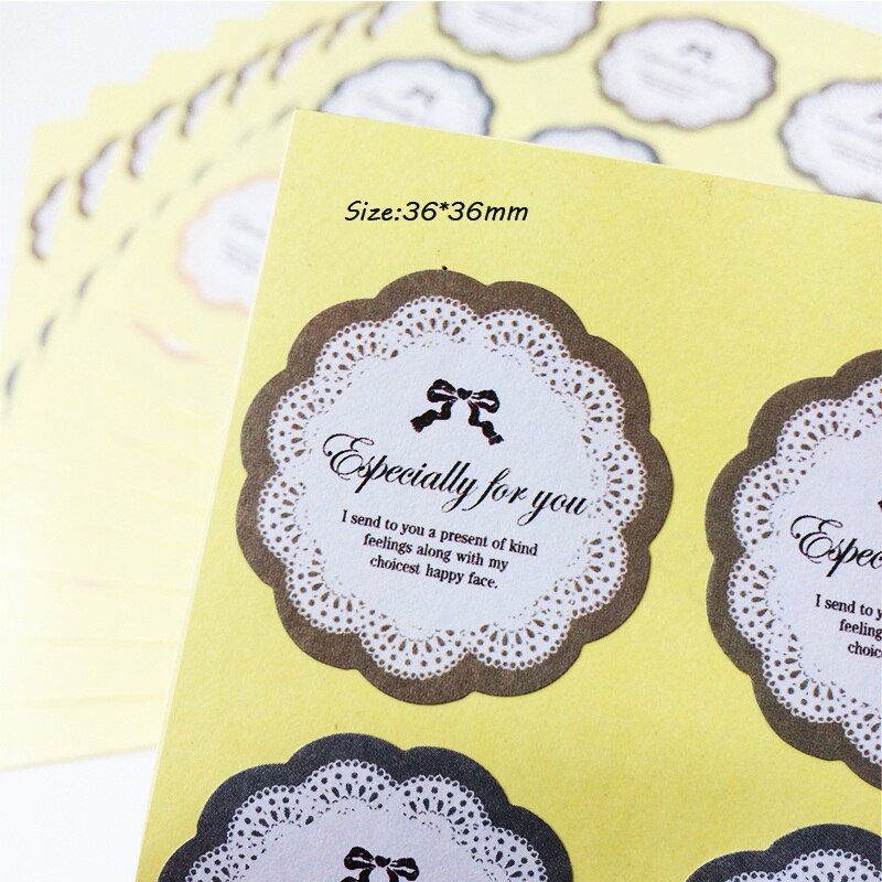 10 Vellen Dank U Stickers Handgemaakte Papieren Et... – Vicedeal